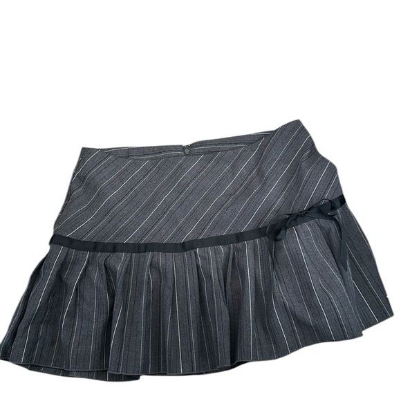 Y2K Pleated Plaid Micro Mini Skirt Size L Schoolgirl Coquette Preppy Academia - Picture 3 of 3